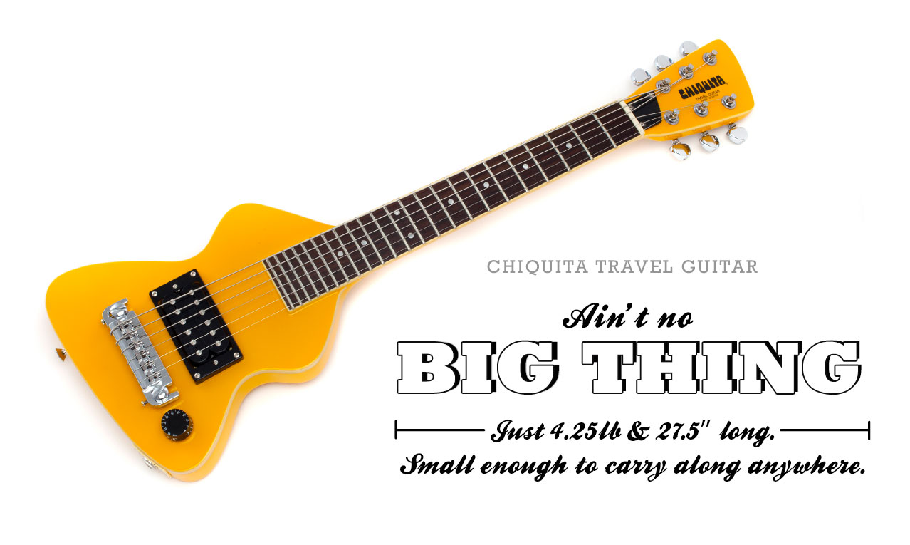 alegría intercambiar acidez Erlewine Guitars | Chiquita Travel Guitar